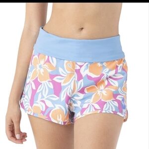 Roxy Tropical Print Sports Shorts